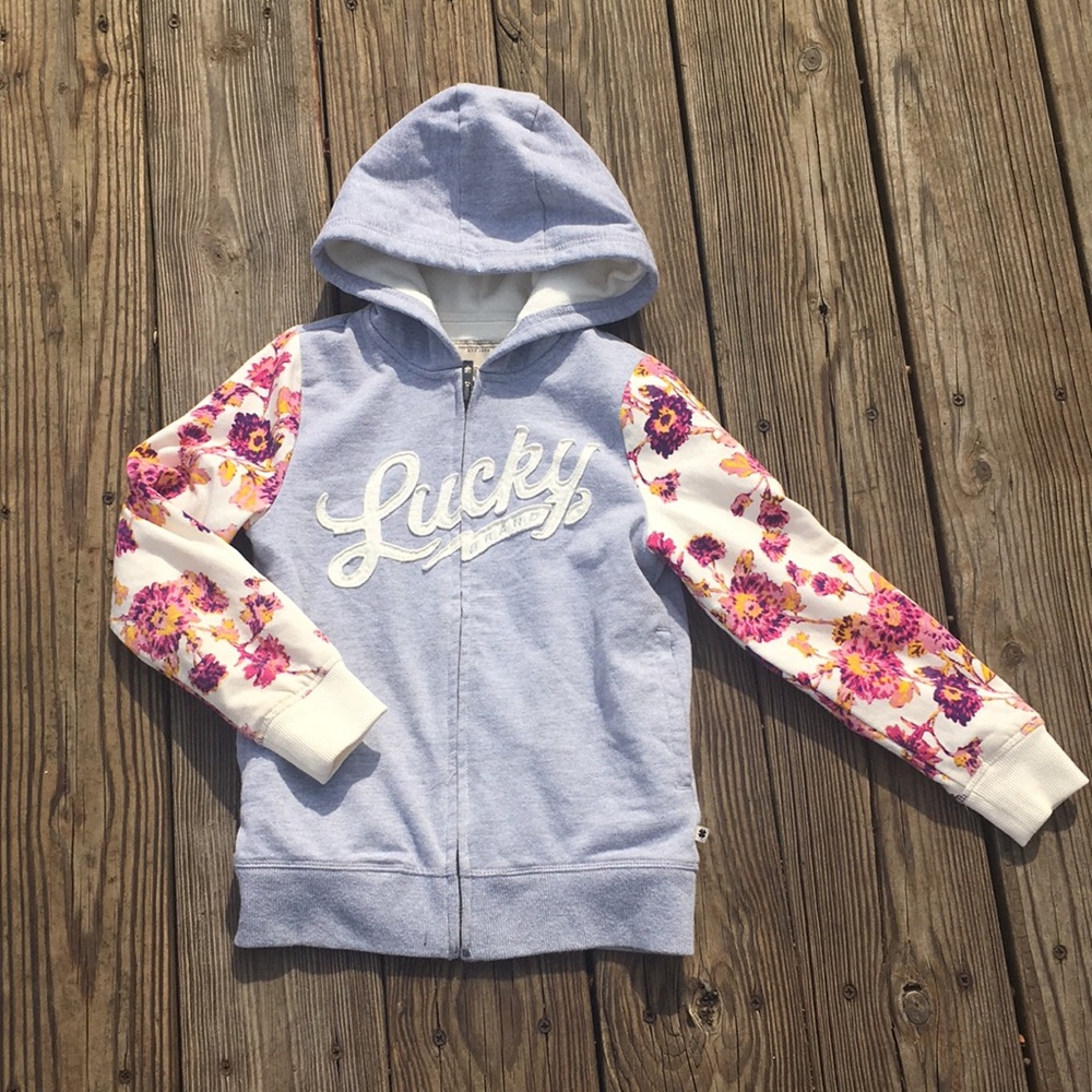 Lucky Brand girls hooded sweatshirt